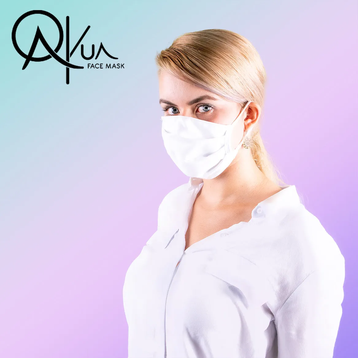 Aqkua Face Mask .  Family Kit                             -  Set of Four (4)  -