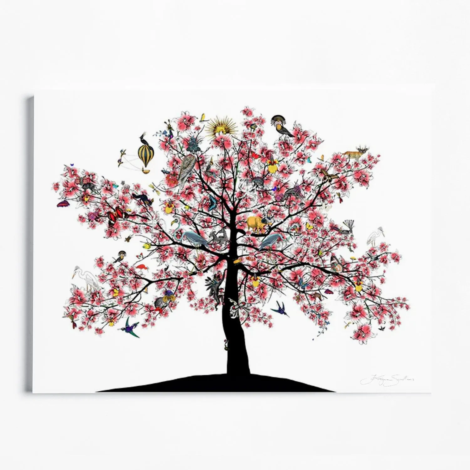 Bleika Sakura Candy Floss Tree - Art Print