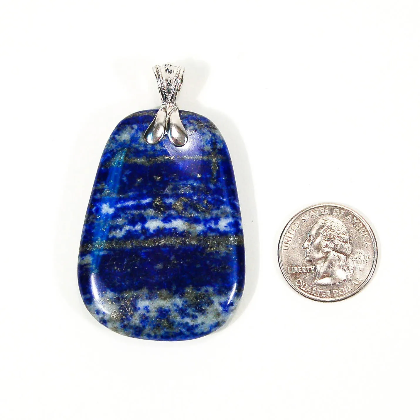 Bohemian Chic Sodalite Statement Pendant set in Sterling Silver