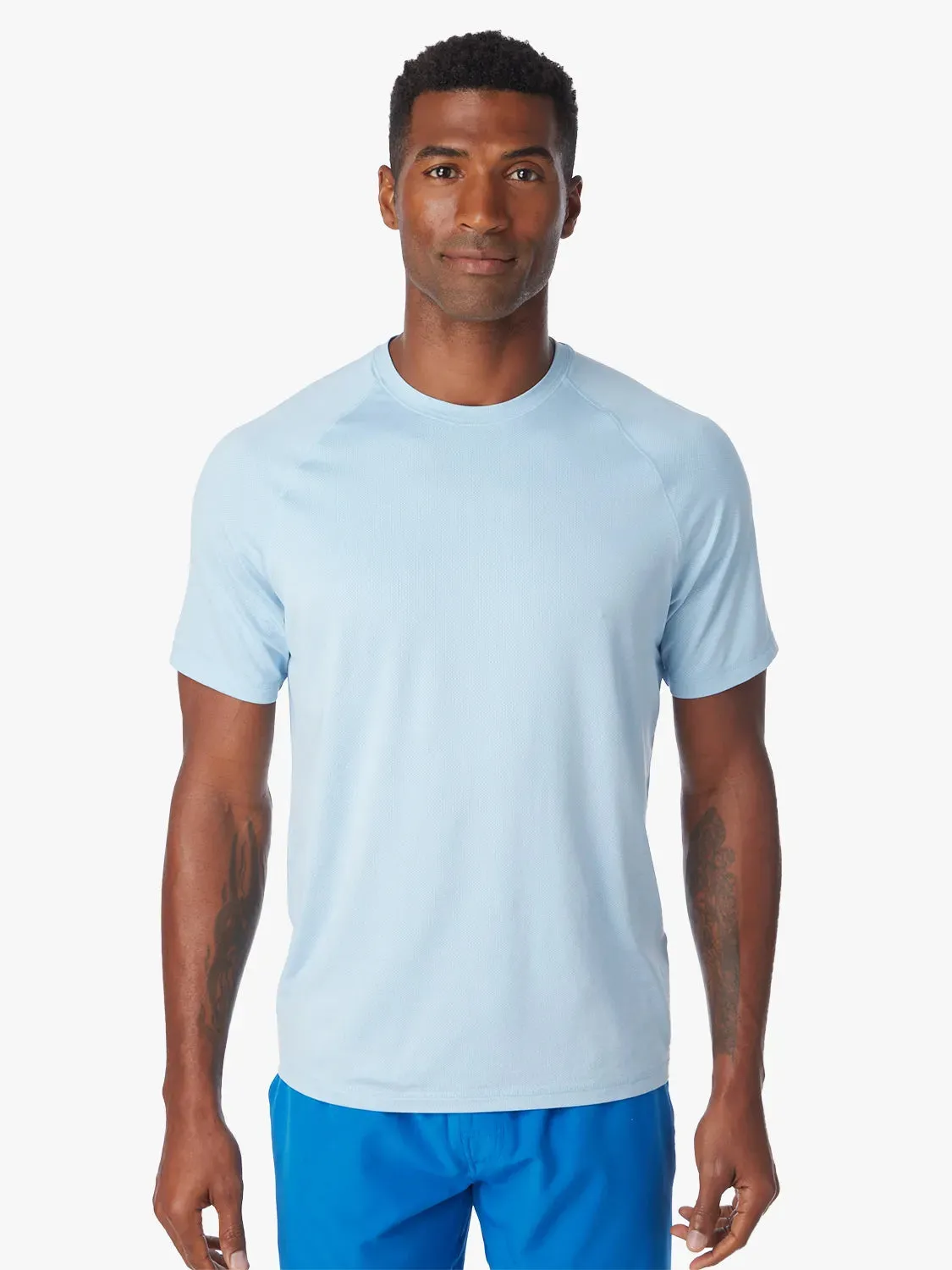 BreezeKnit™ Tee | Light Blue