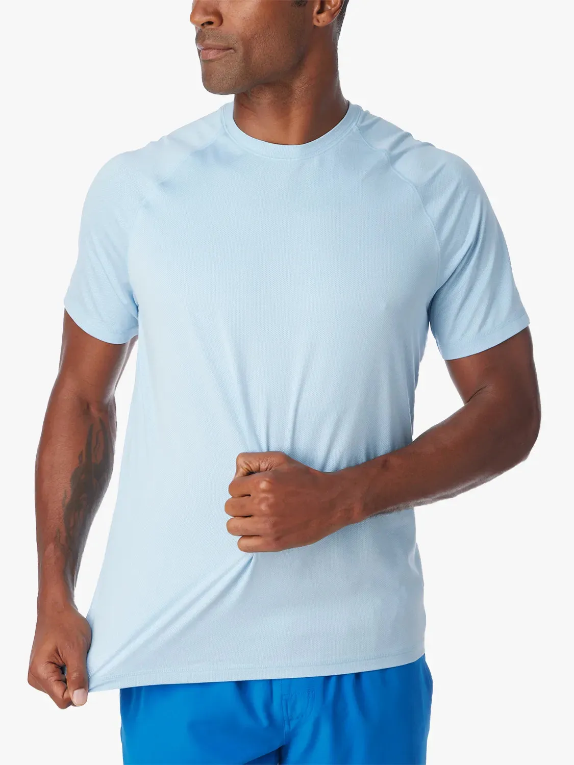 BreezeKnit™ Tee | Light Blue