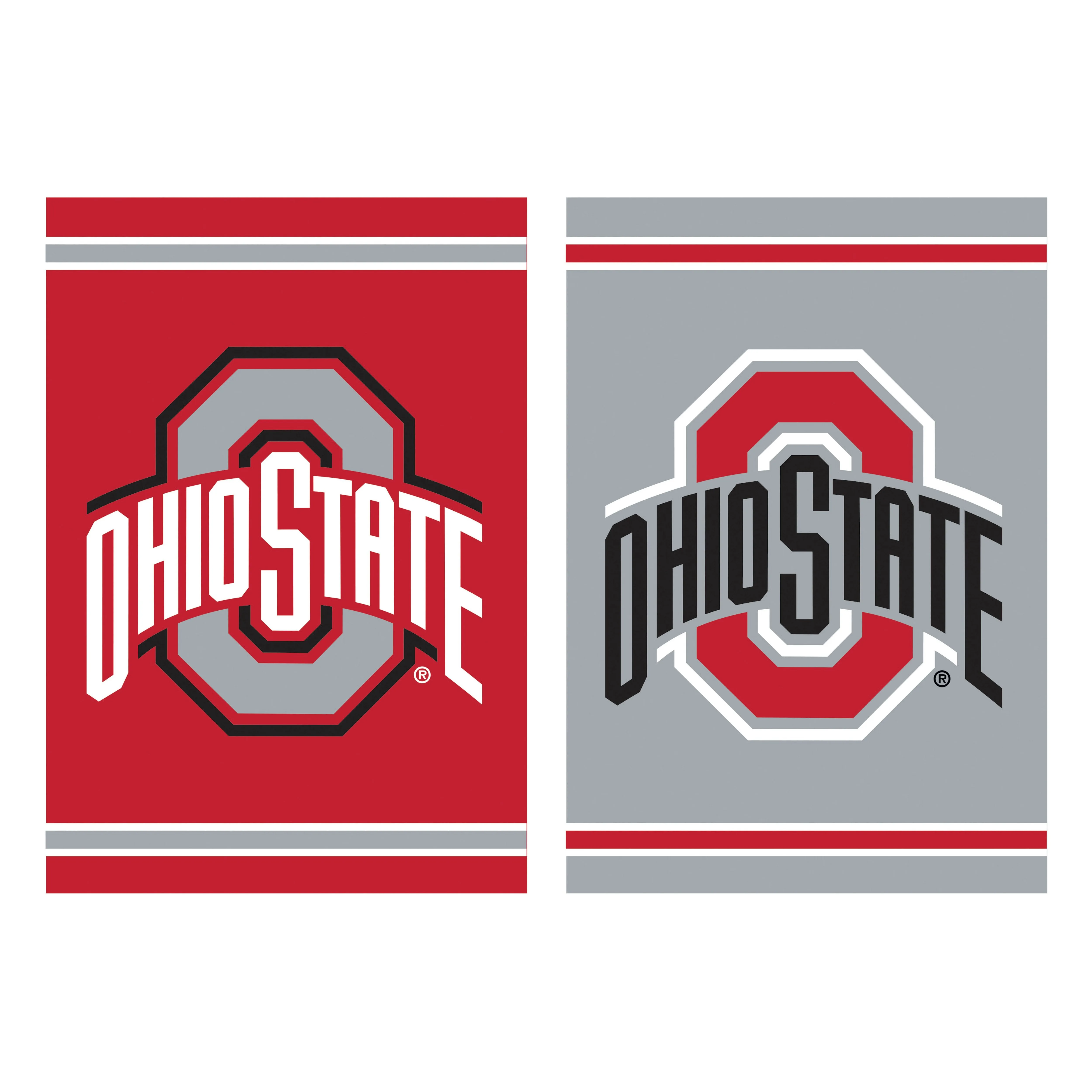 Embossed Suede Flag, GDN Size, Ohio State University,14es973