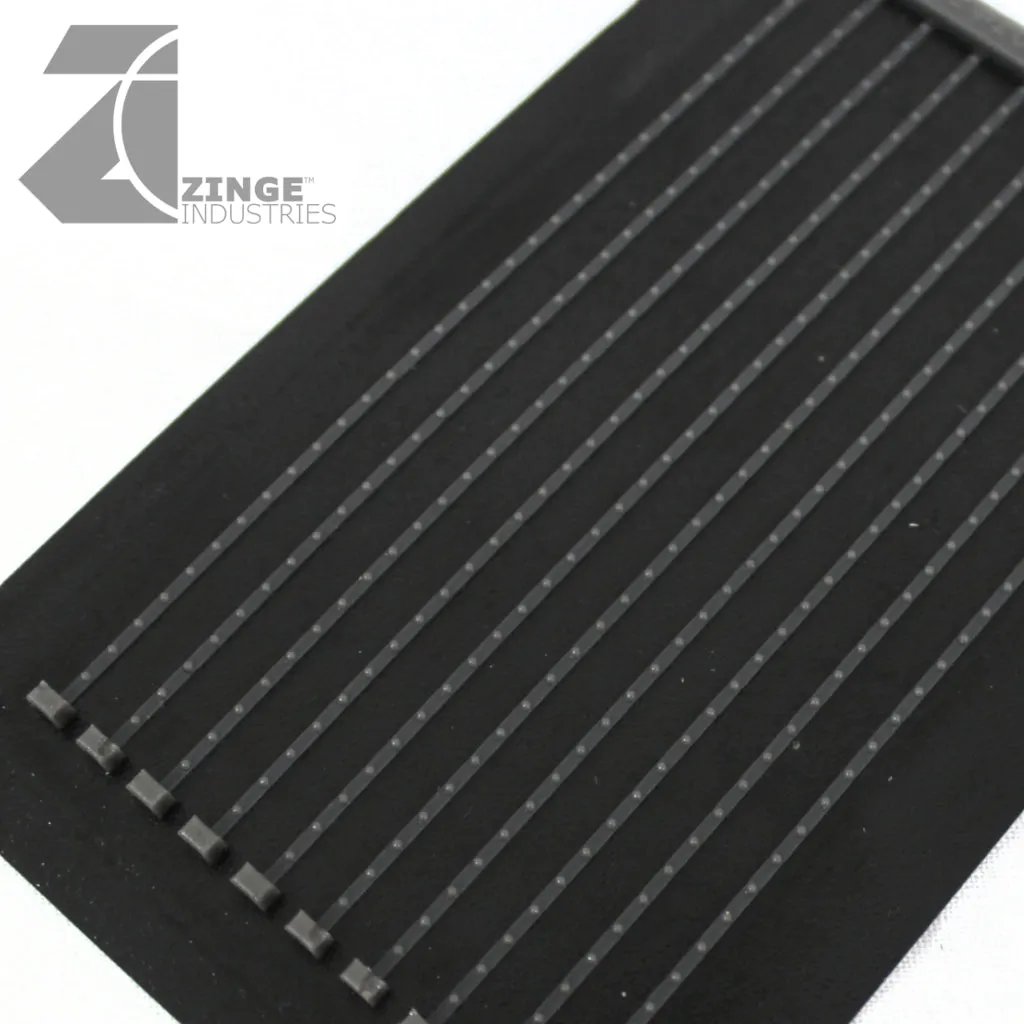 Flexible Rivet Strips - Sprue of 10 - Single Small Rivet