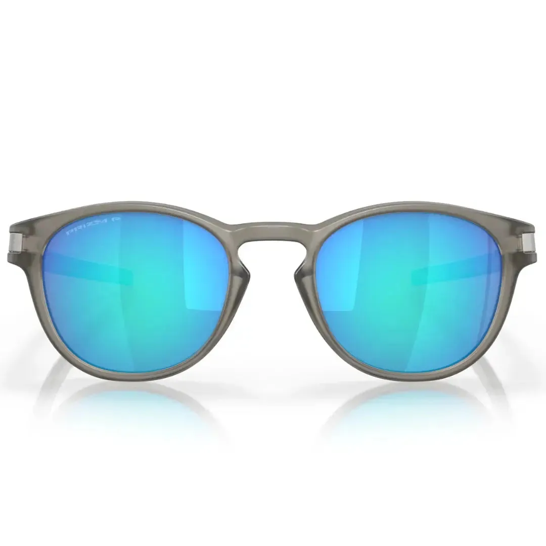 Oakley Latch™ Sunglass, Prizm Sapphire Polarized Lenses, Matte grey ink Frame