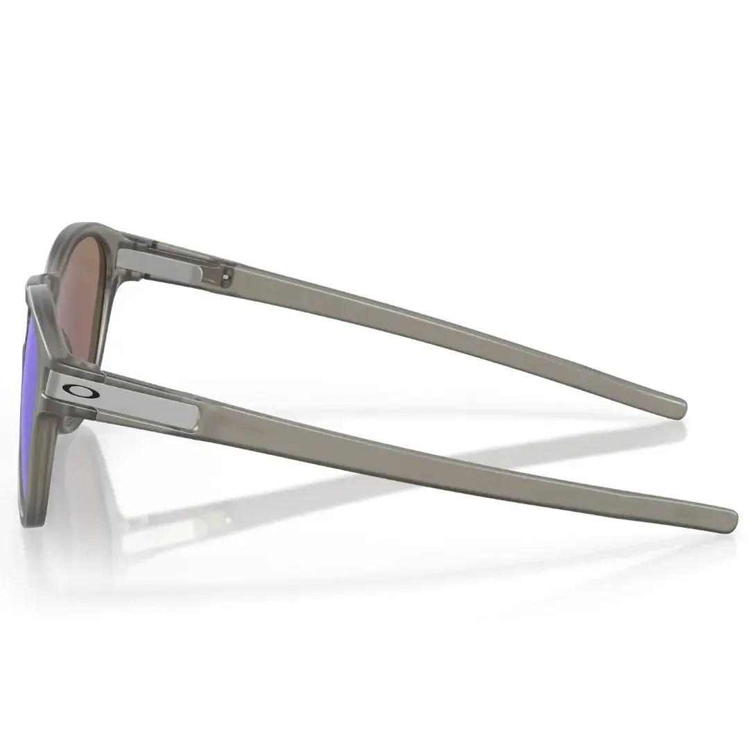 Oakley Latch™ Sunglass, Prizm Sapphire Polarized Lenses, Matte grey ink Frame