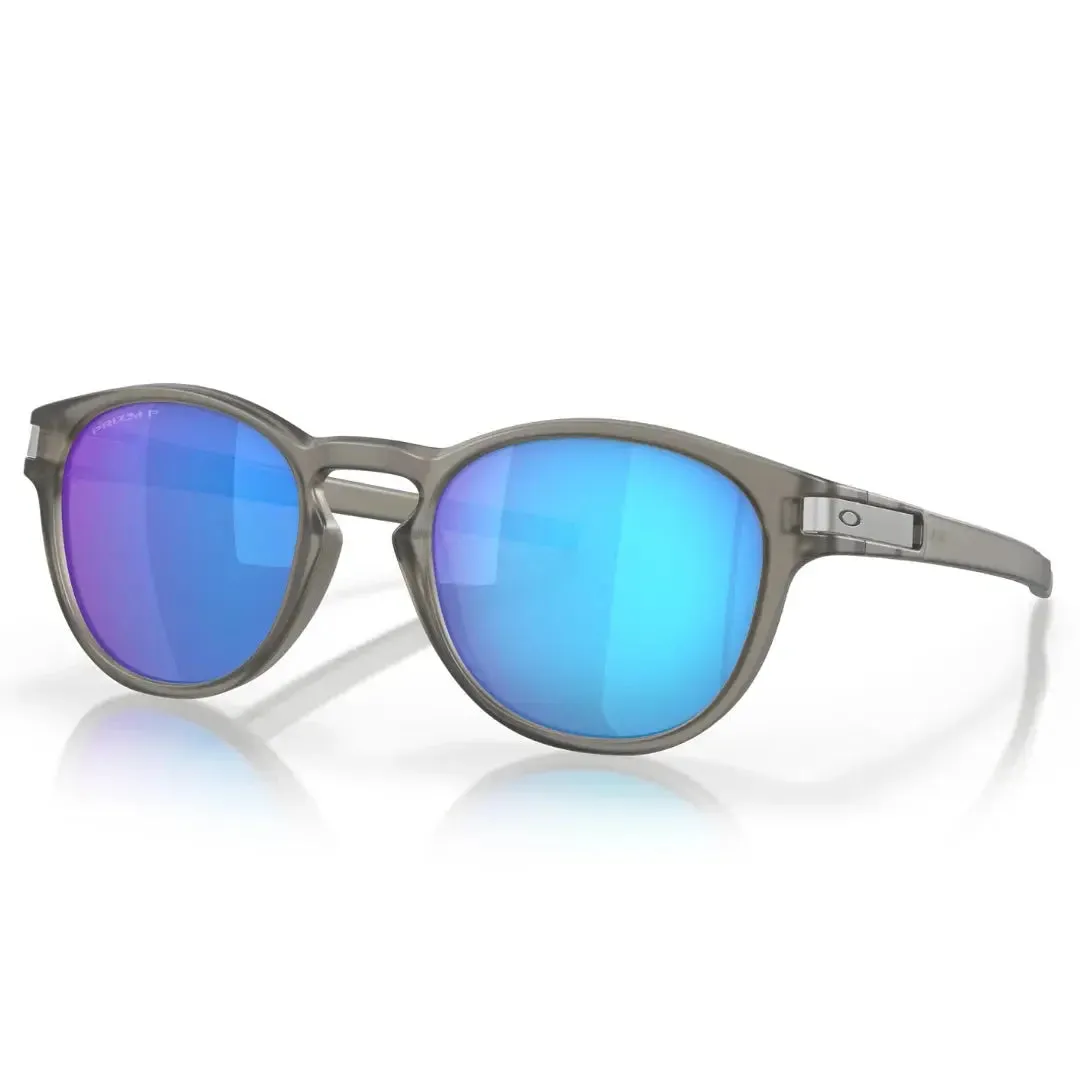 Oakley Latch™ Sunglass, Prizm Sapphire Polarized Lenses, Matte grey ink Frame