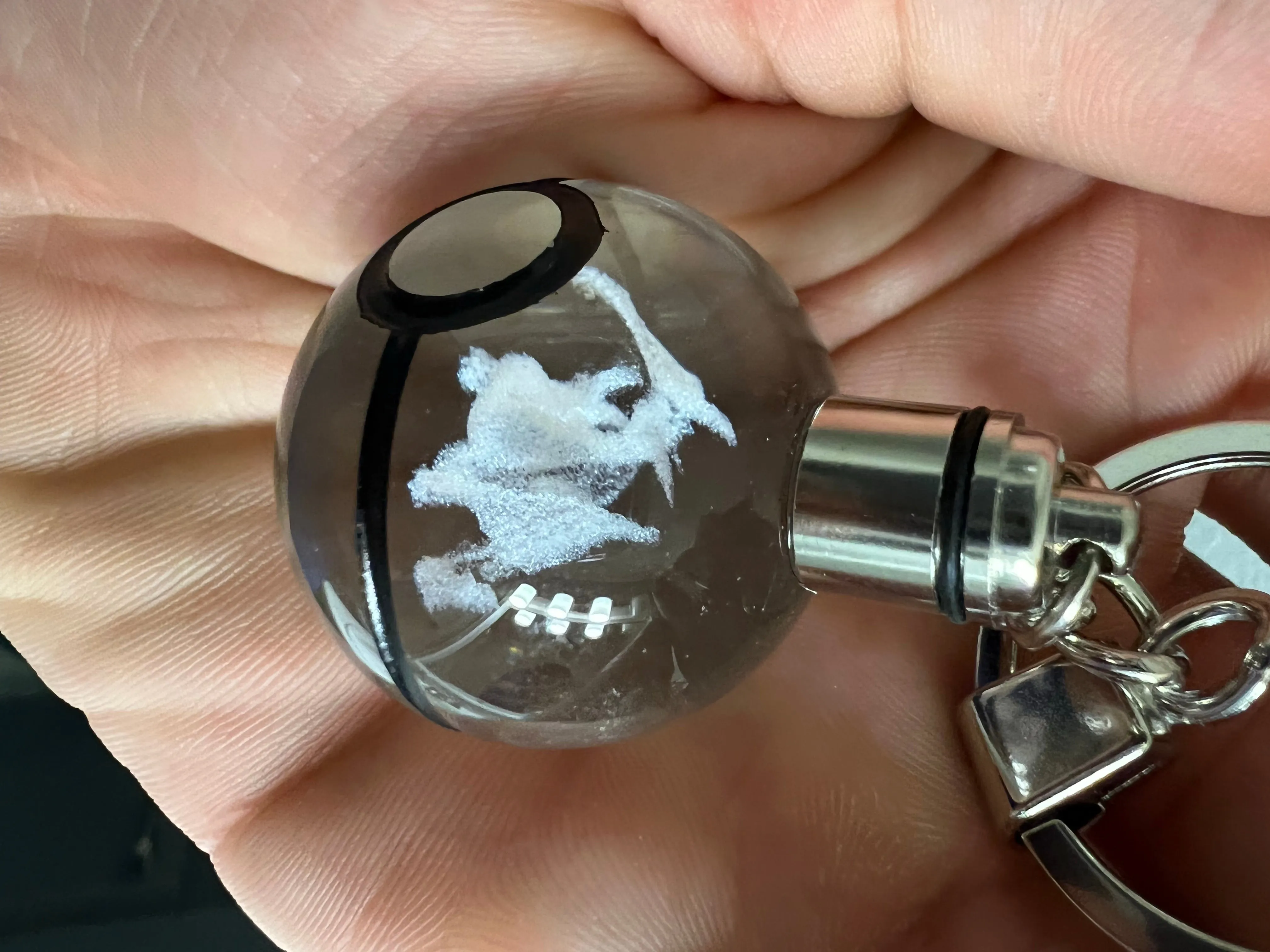 Pokemon Mega Charizard LED light up keychain