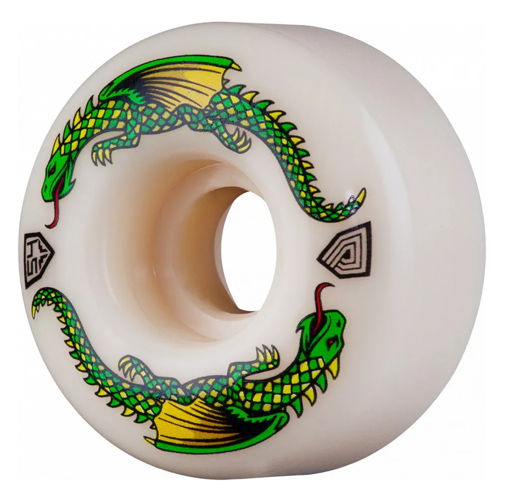Powell Peralta Dragon Formula Green Dragon Skateboard Wheels 93A 4pk