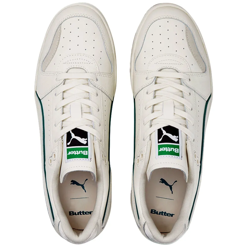 Puma x Butter Goods Slipstream Lo Shoes Whisper White/Cadmium Green