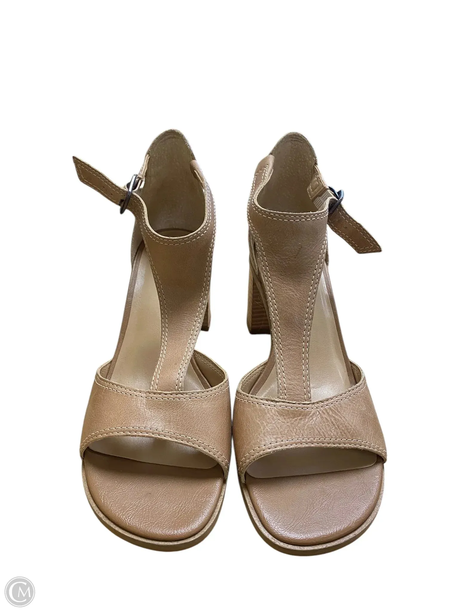 Shoes Heels Block By Lucky Brand In Tan, Size: 9