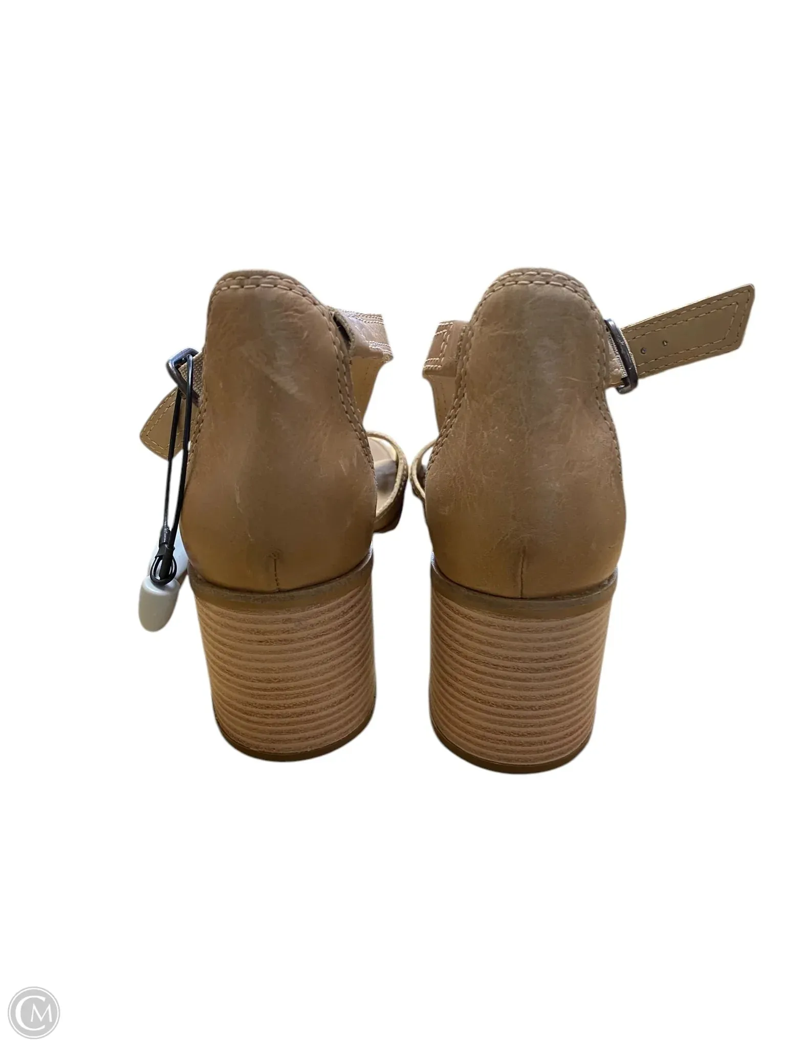 Shoes Heels Block By Lucky Brand In Tan, Size: 9