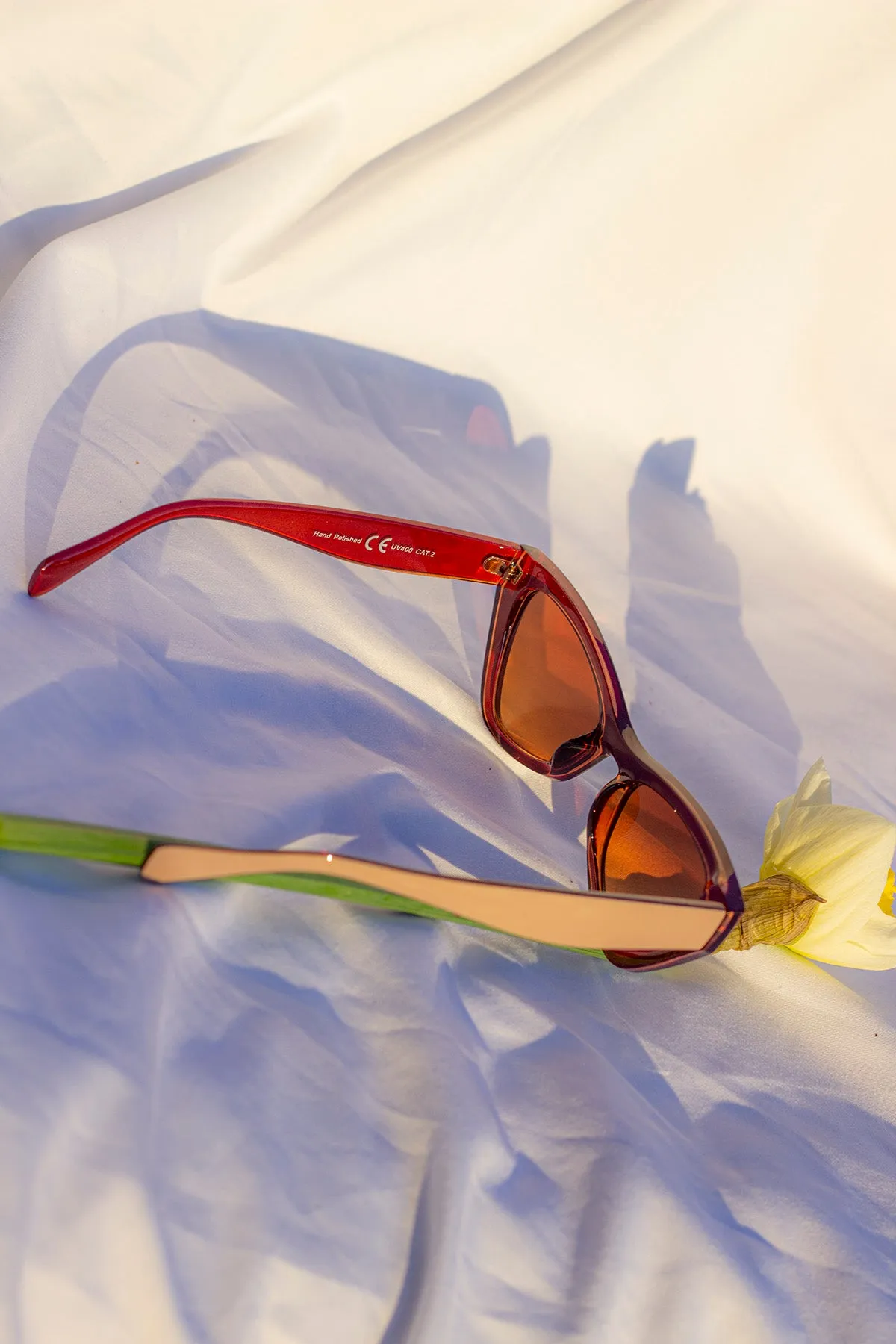 Triangular Cut Block Sunglasses
