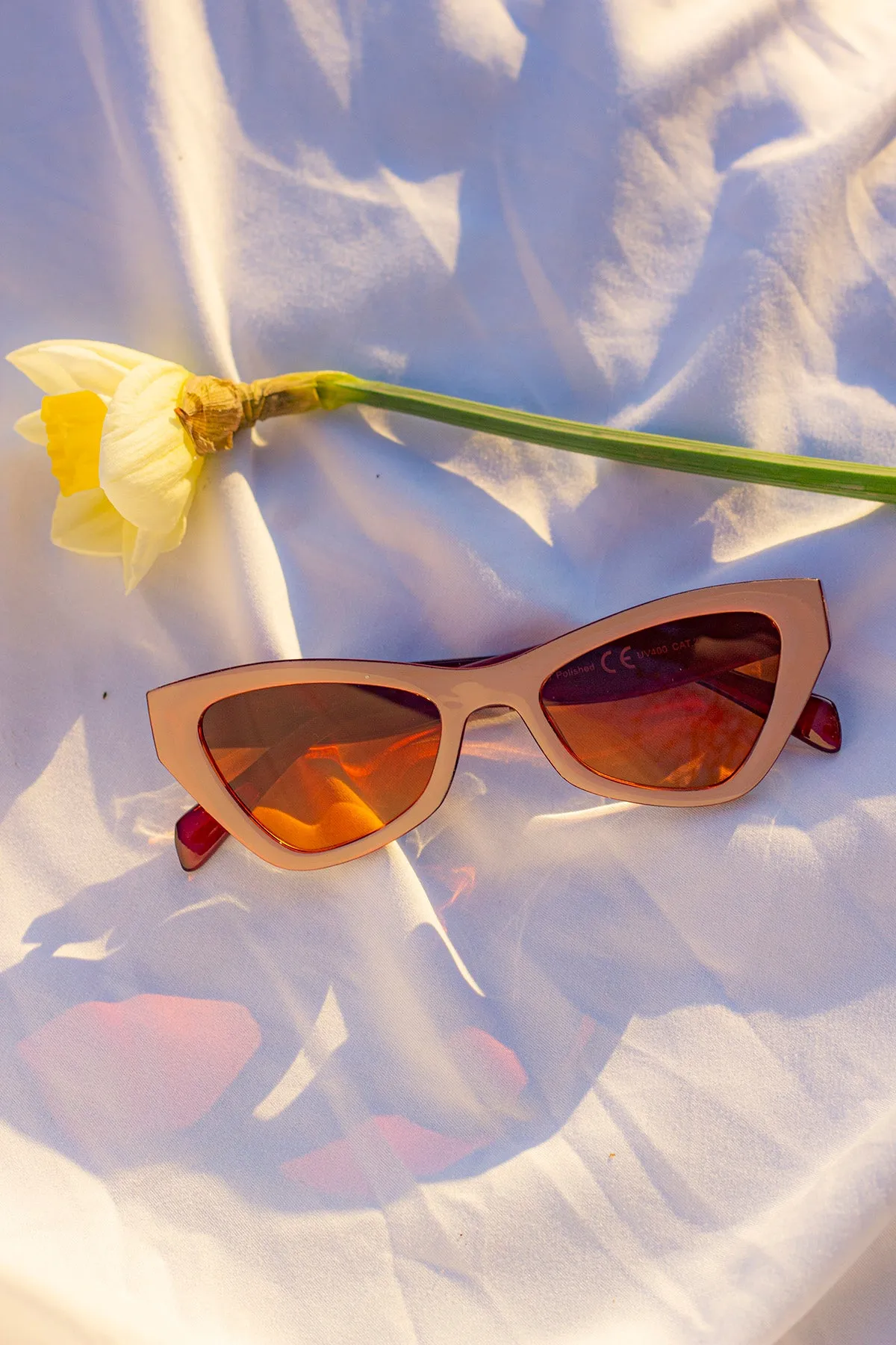 Triangular Cut Block Sunglasses