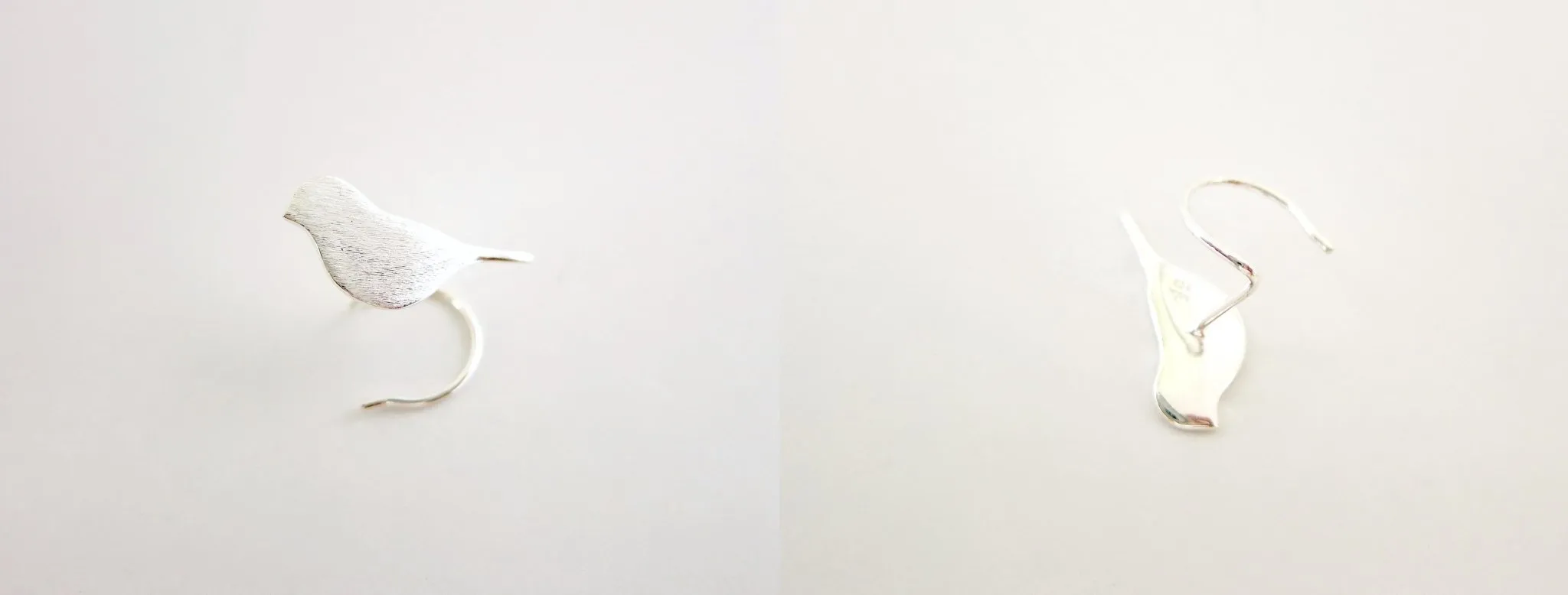 Whimsical, chic, bird nose pin