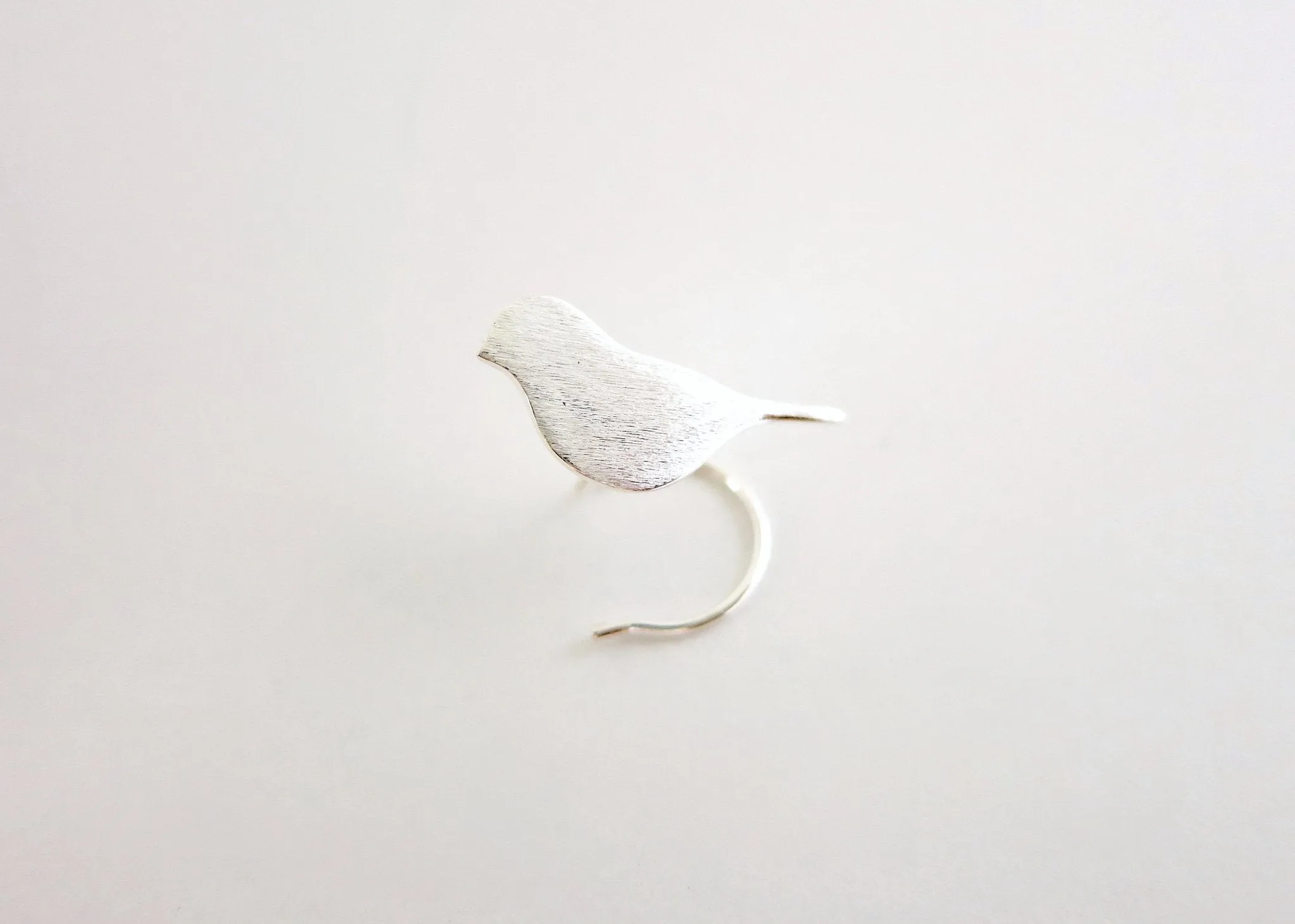 Whimsical, chic, bird nose pin