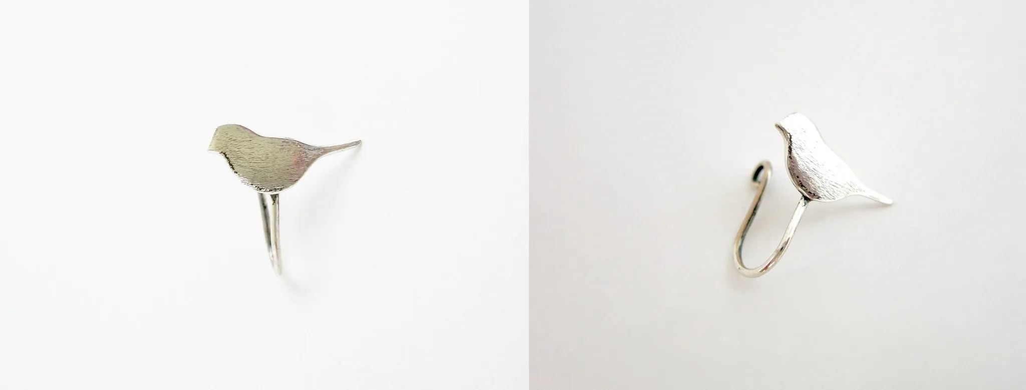 Whimsical, chic, bird nose pin