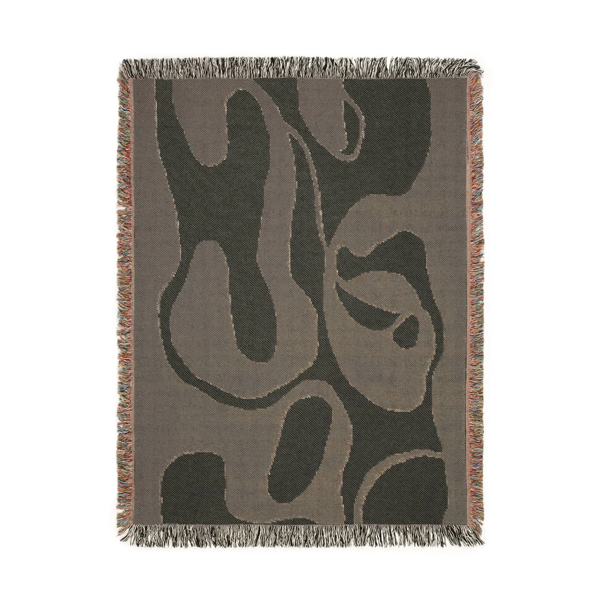 Whispering Threads Woven Blanket