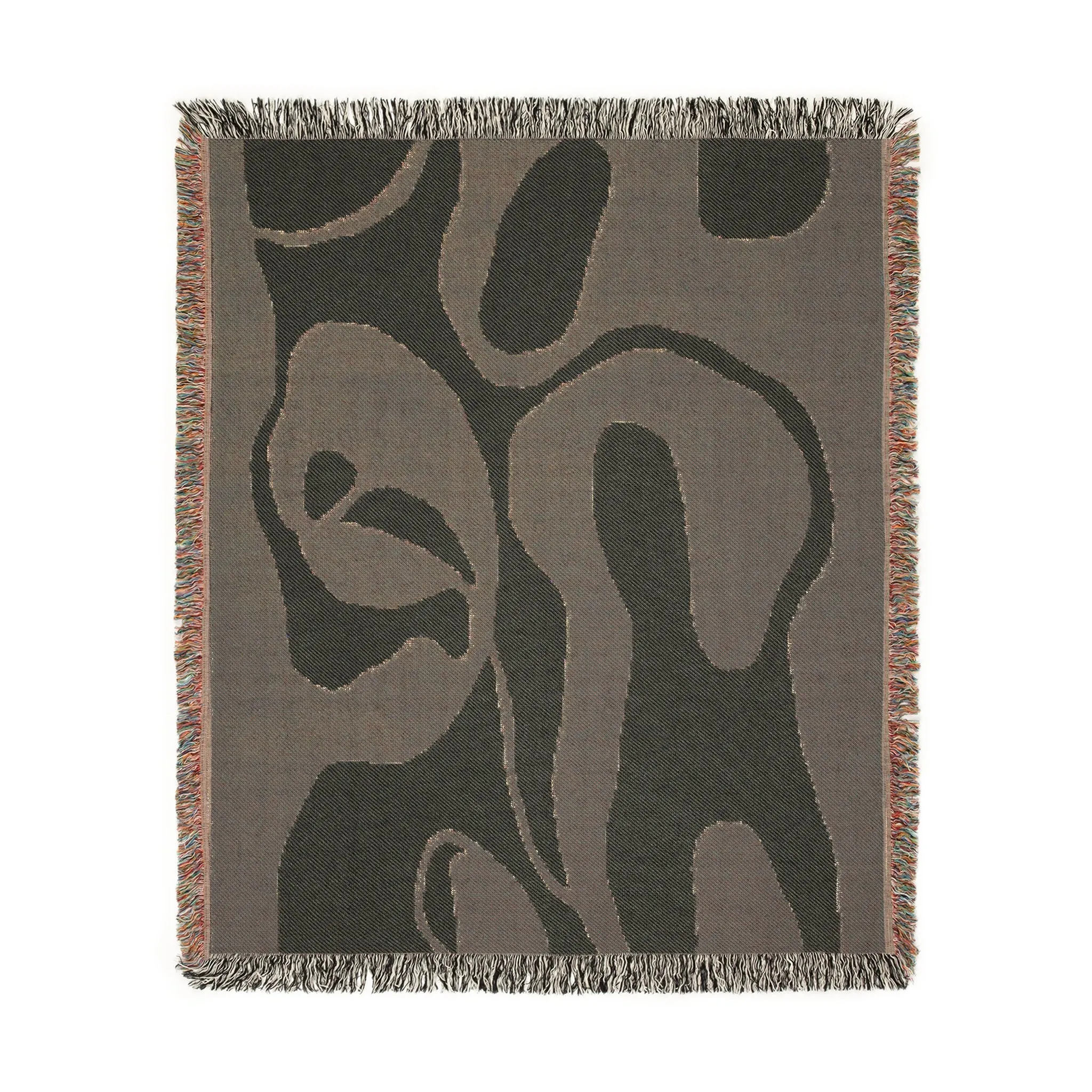 Whispering Threads Woven Blanket