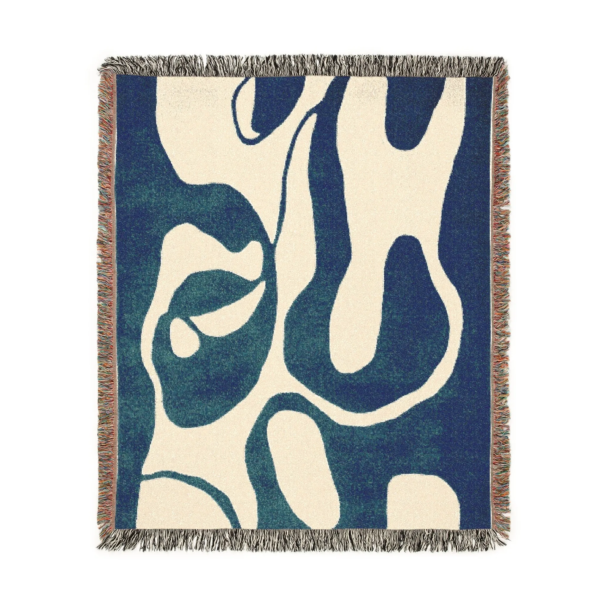 Whispering Threads Woven Blanket