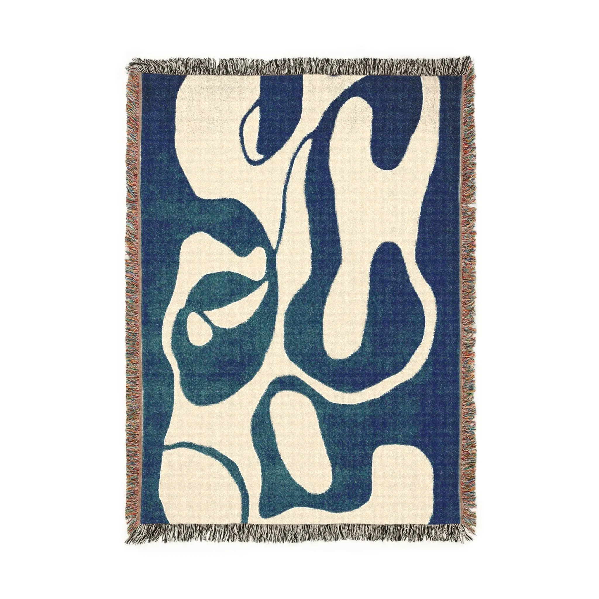 Whispering Threads Woven Blanket