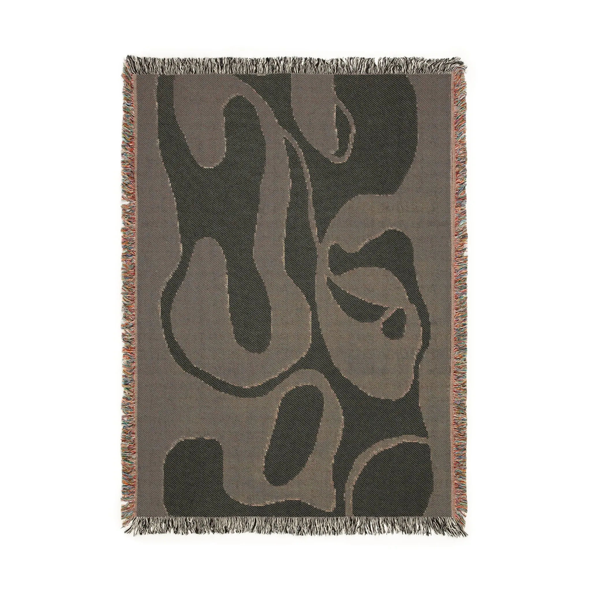 Whispering Threads Woven Blanket