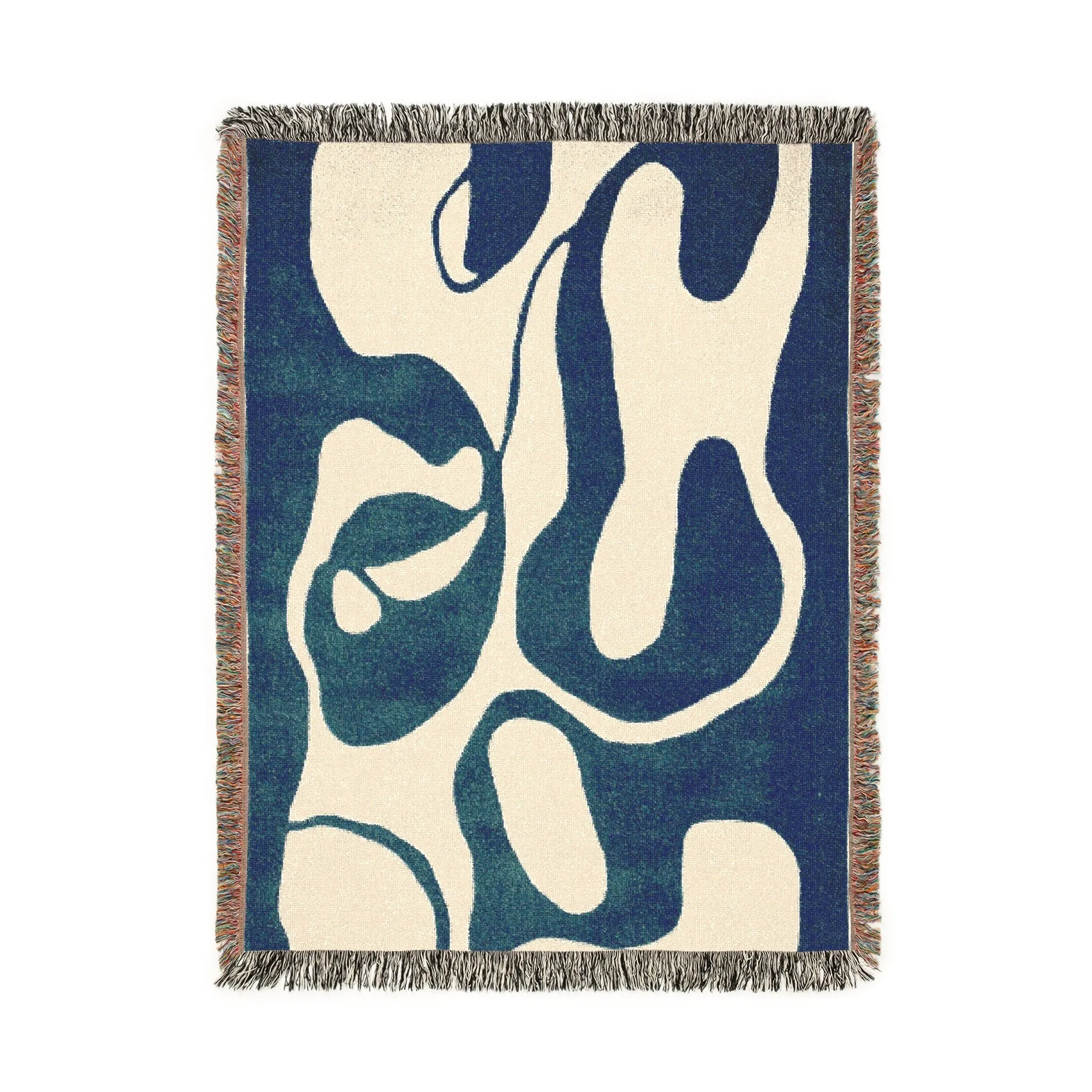 Whispering Threads Woven Blanket