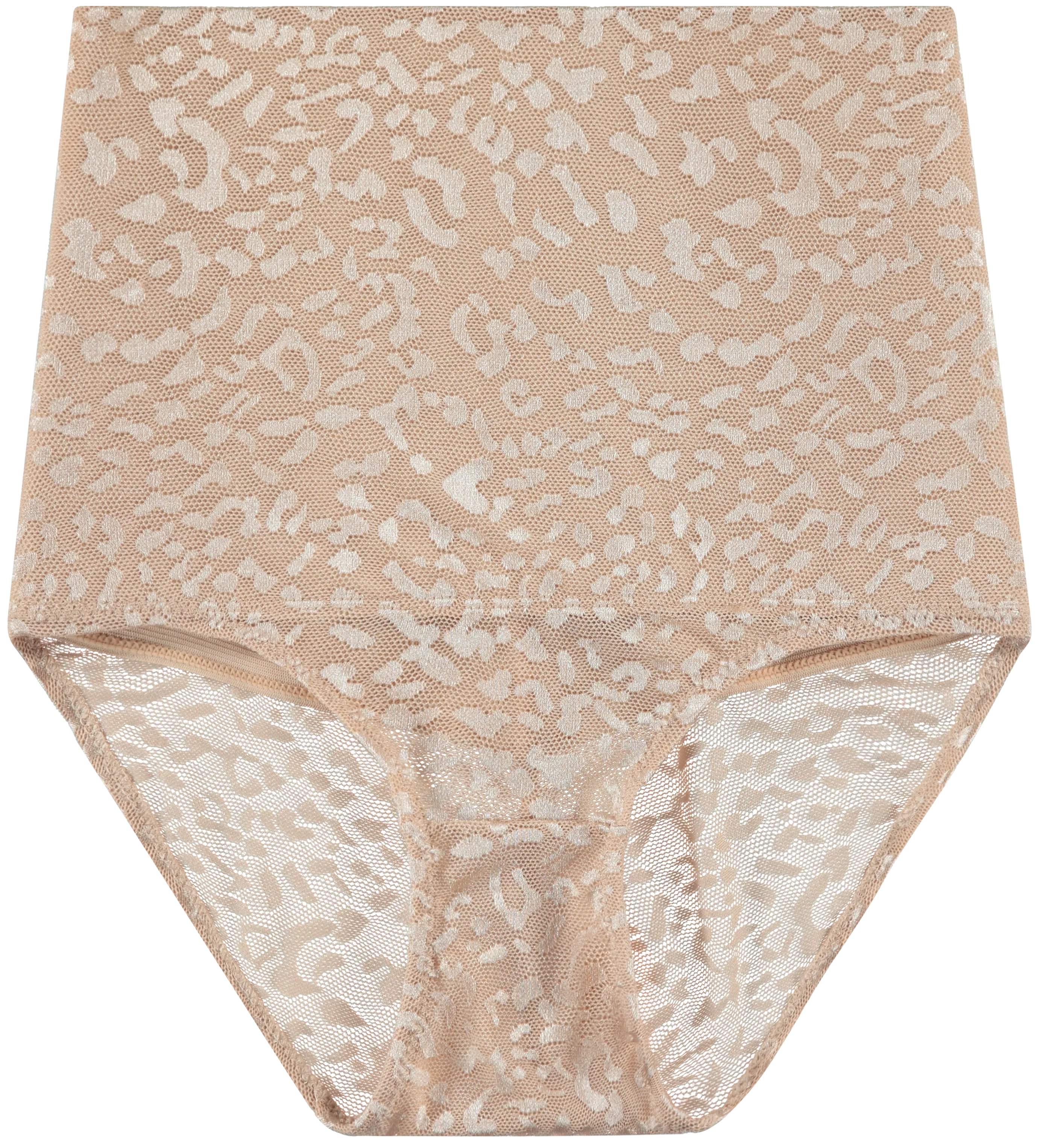 Wild Elegance : Designer Duo of Nude Leopard Print Shaper Panties - Breathable Firm Control