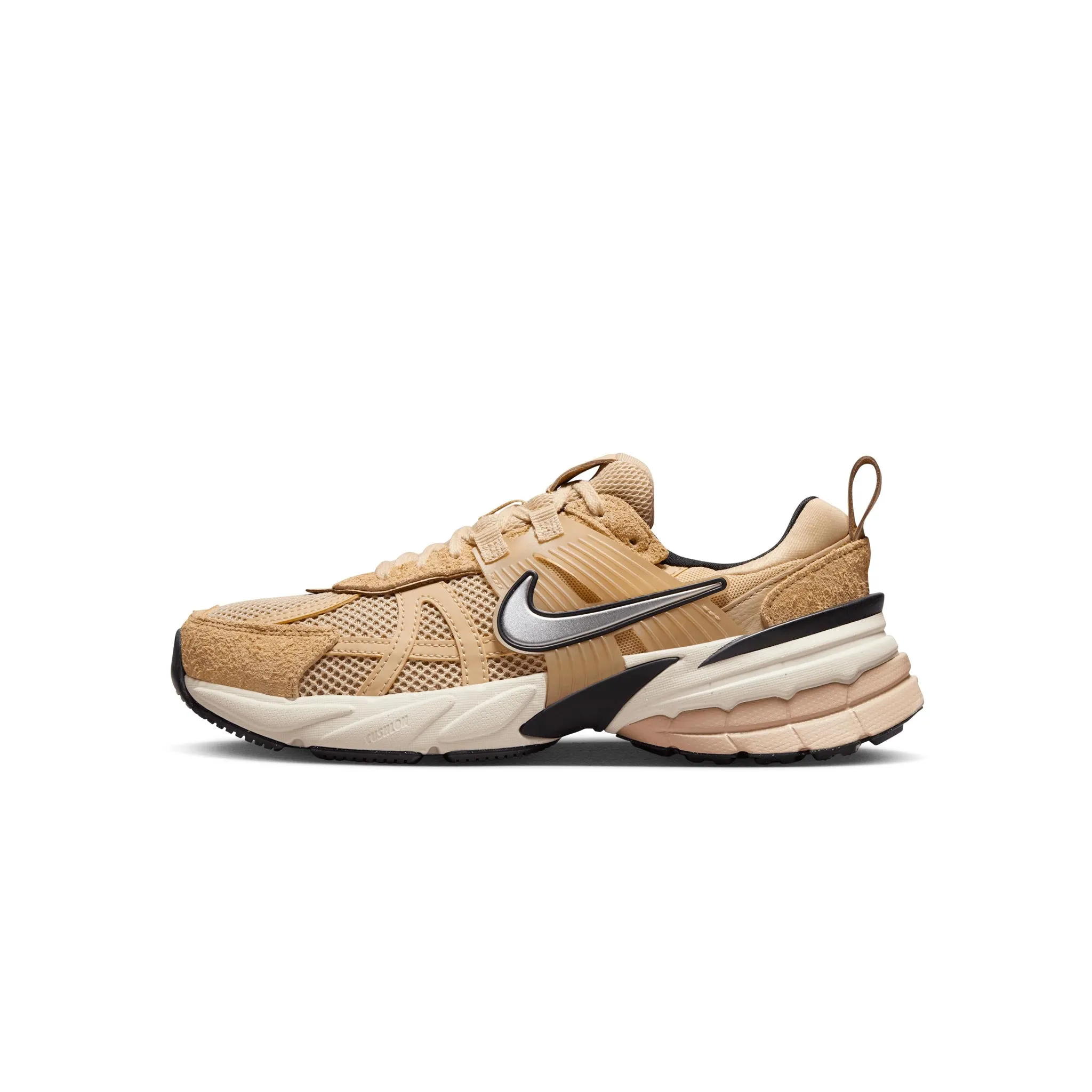 Women's Nike V2K Run Sesame/Chrome-LT Orewood BRN FN6703-200