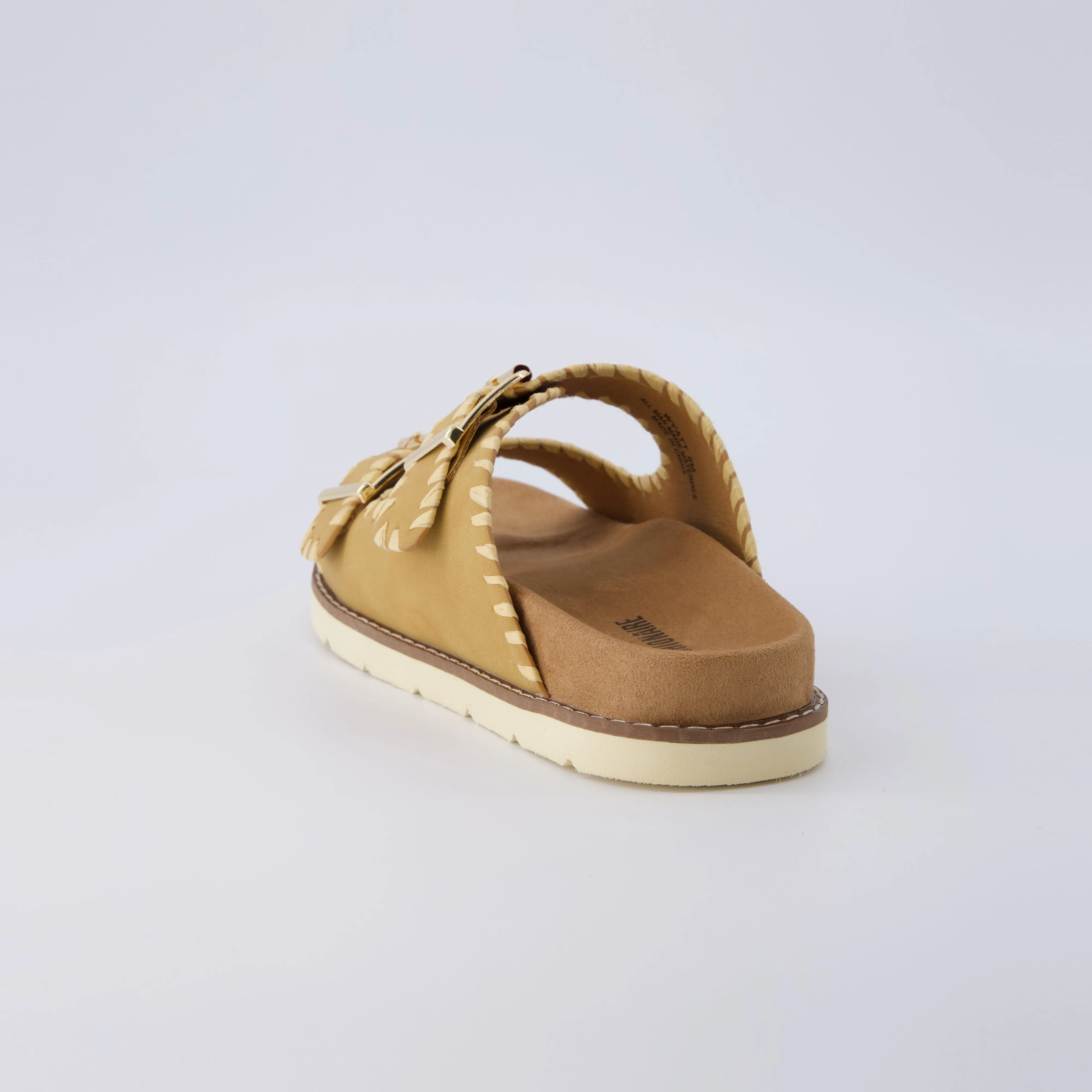 Wyatt Whipstitch Footbed Sandal
