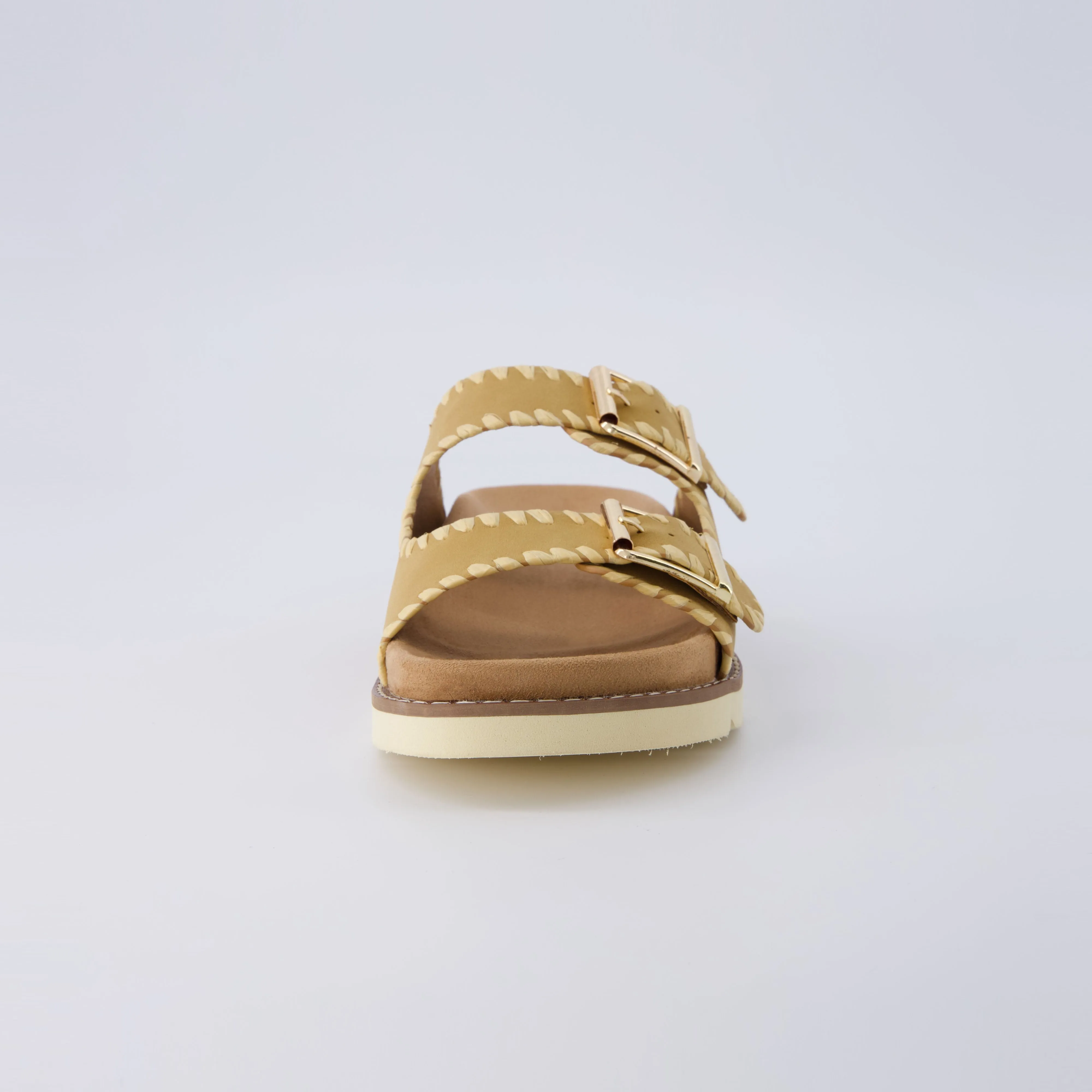 Wyatt Whipstitch Footbed Sandal