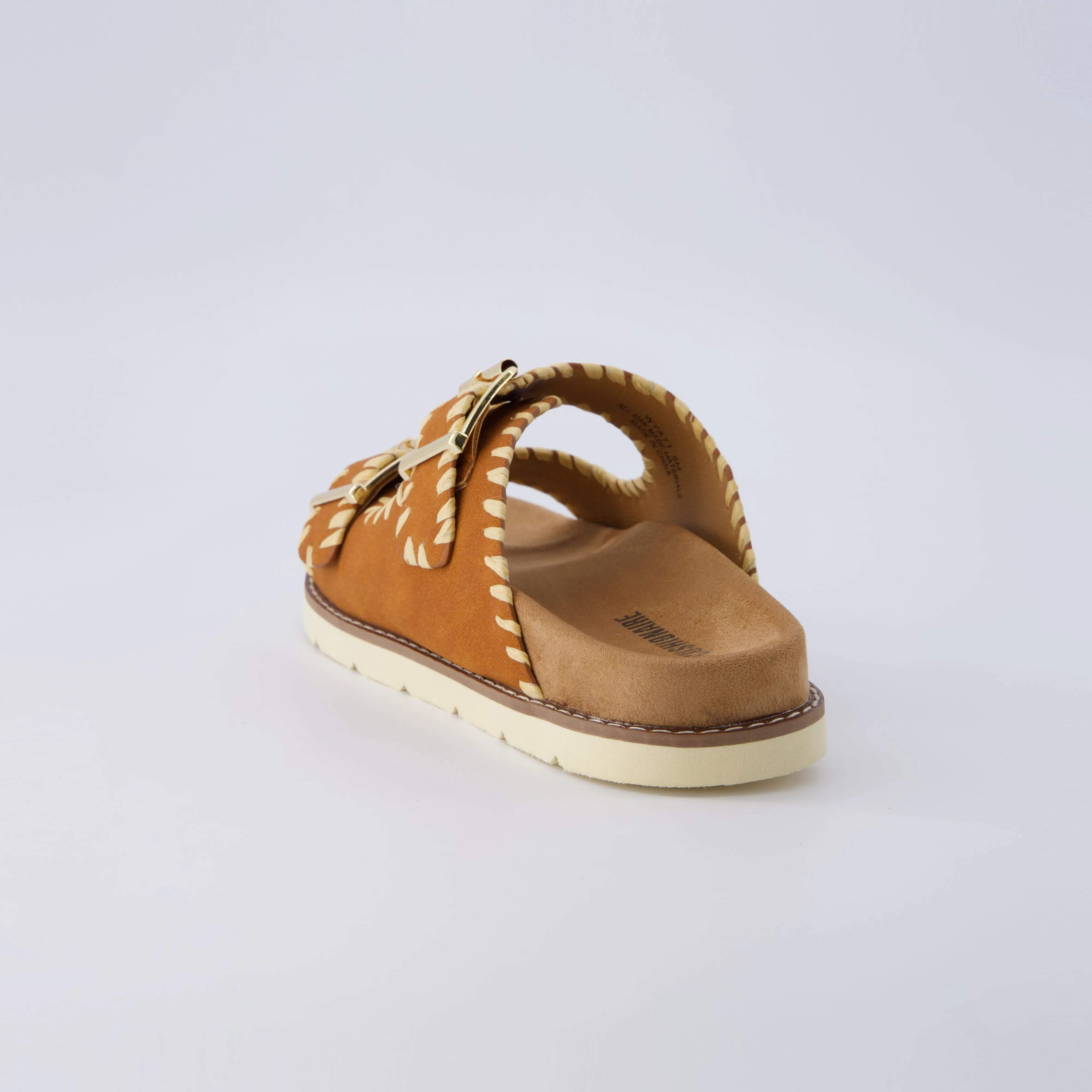 Wyatt Whipstitch Footbed Sandal