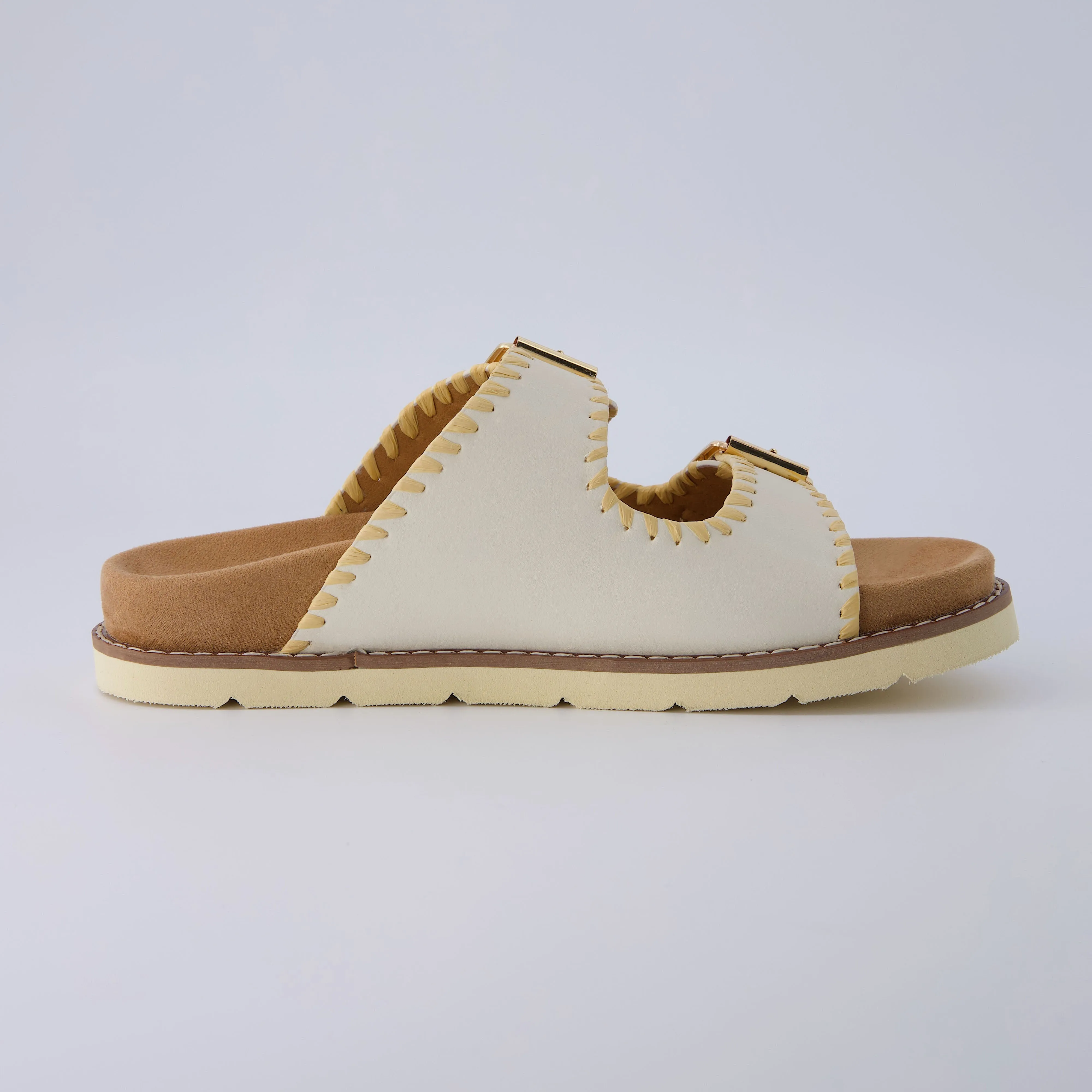 Wyatt Whipstitch Footbed Sandal