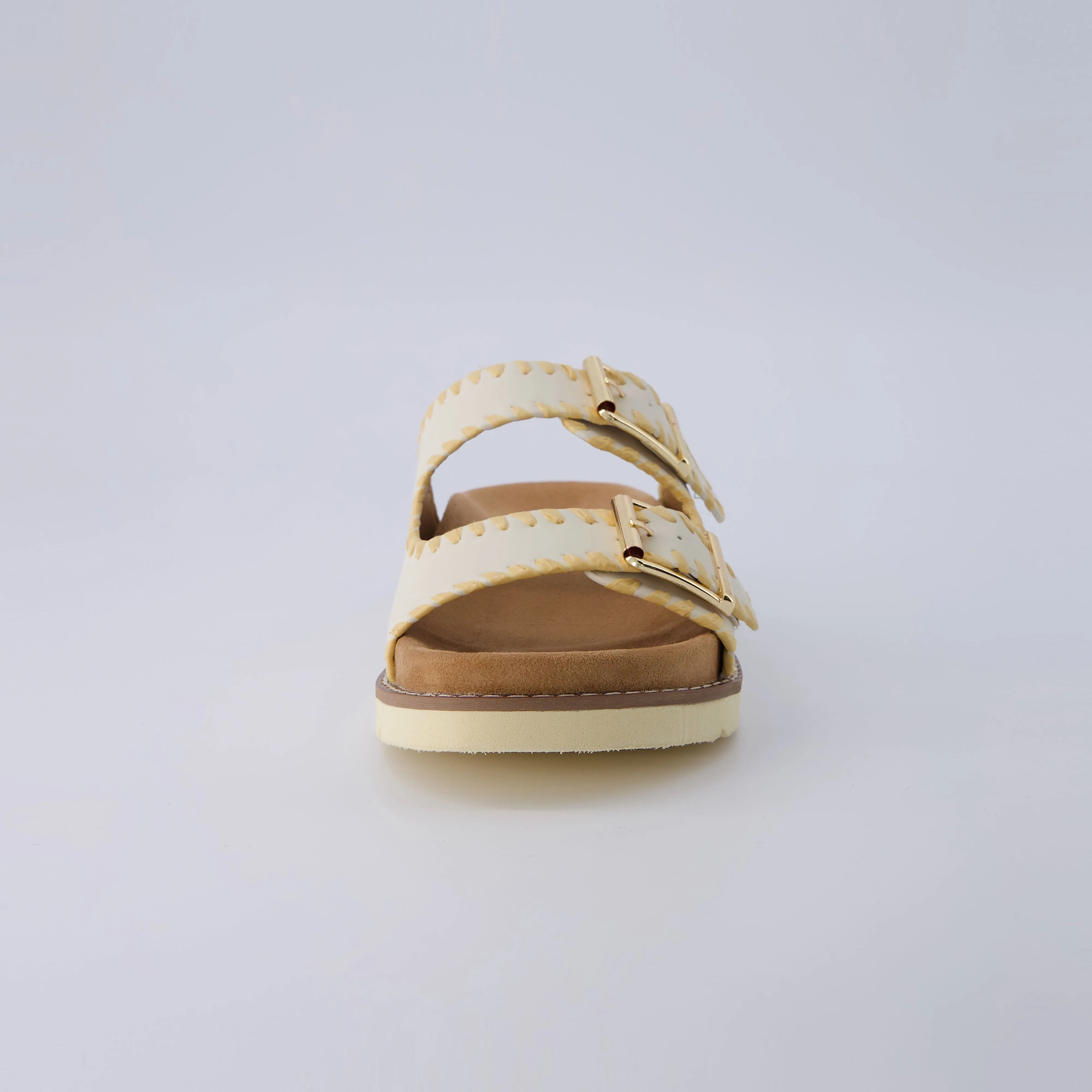 Wyatt Whipstitch Footbed Sandal
