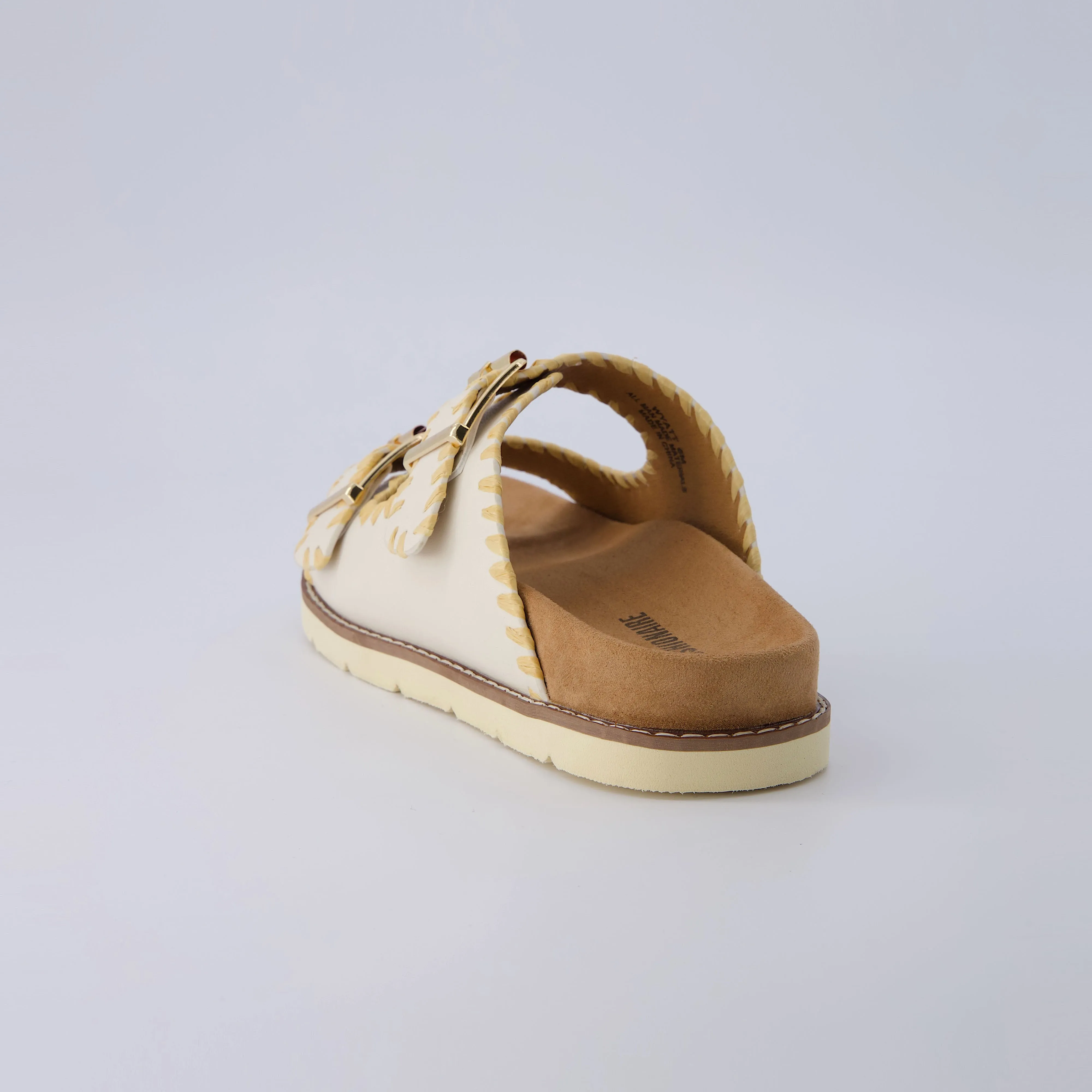 Wyatt Whipstitch Footbed Sandal