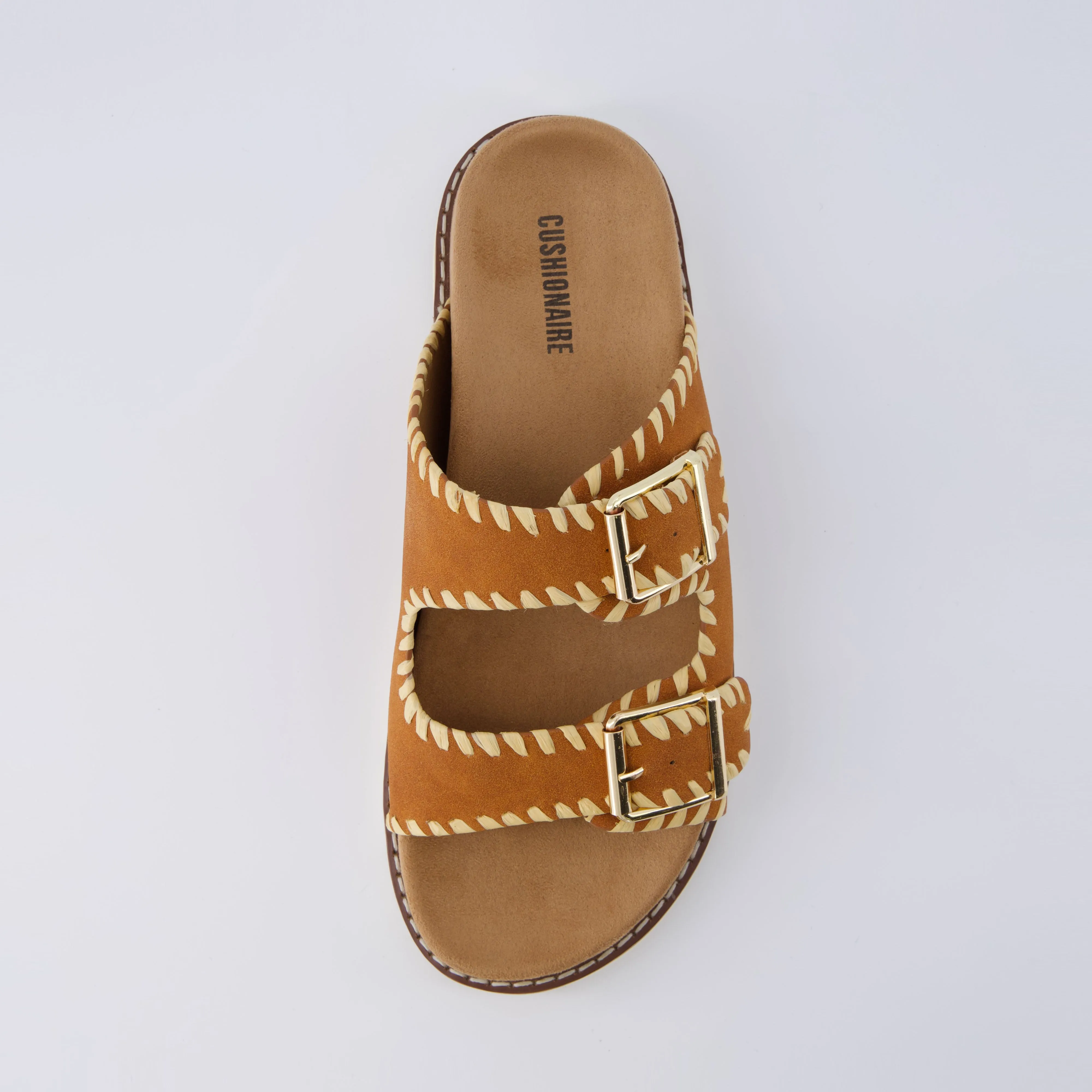 Wyatt Whipstitch Footbed Sandal