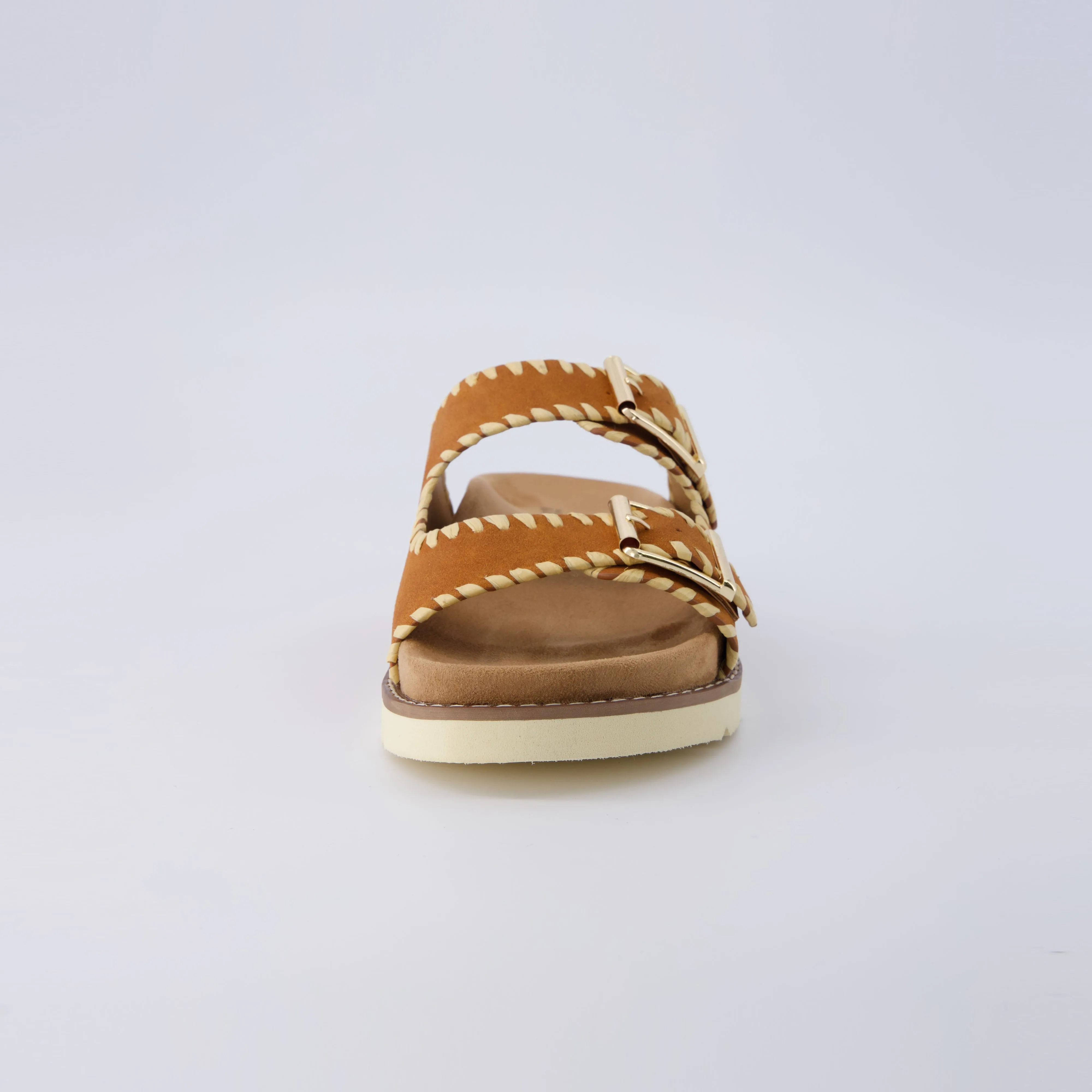 Wyatt Whipstitch Footbed Sandal