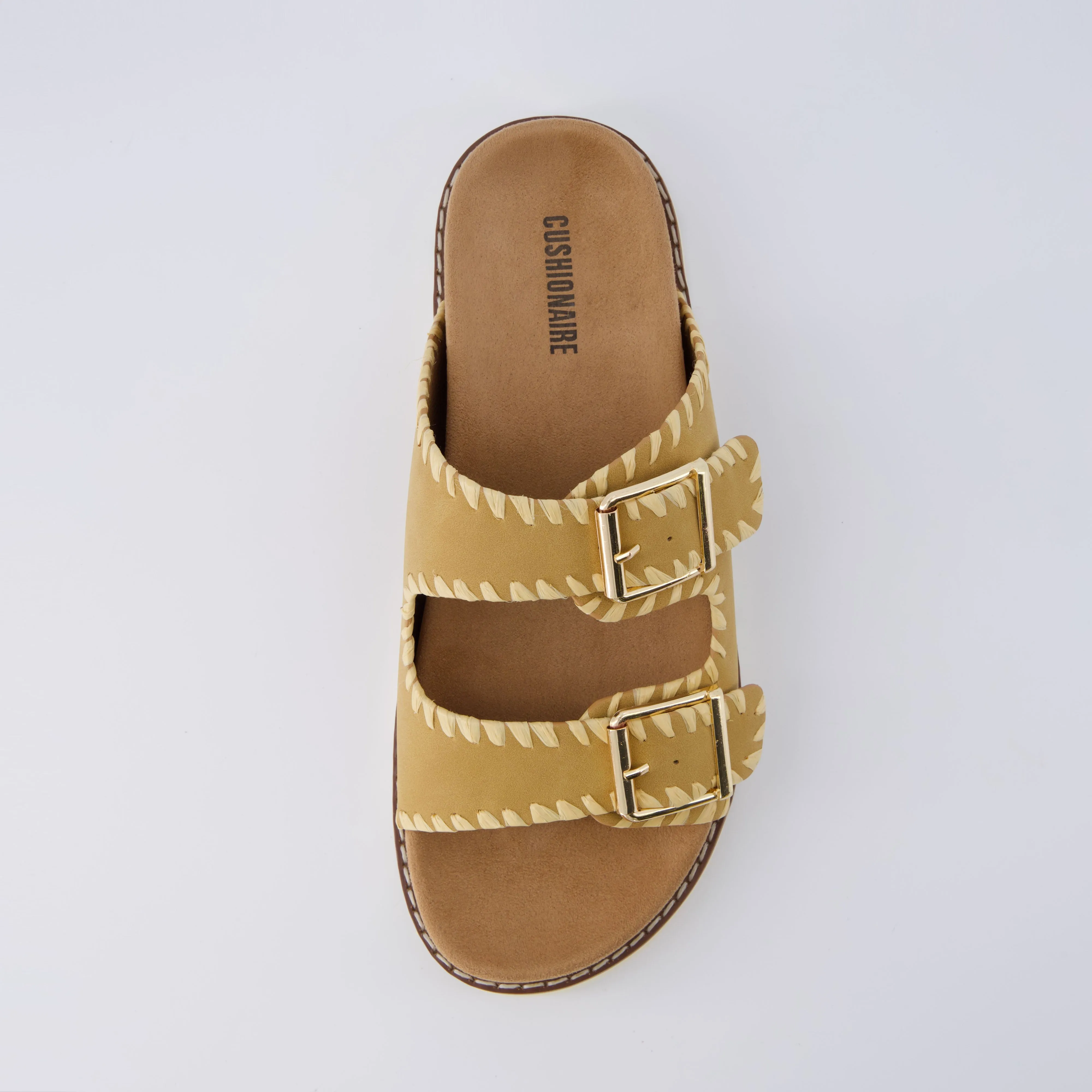 Wyatt Whipstitch Footbed Sandal