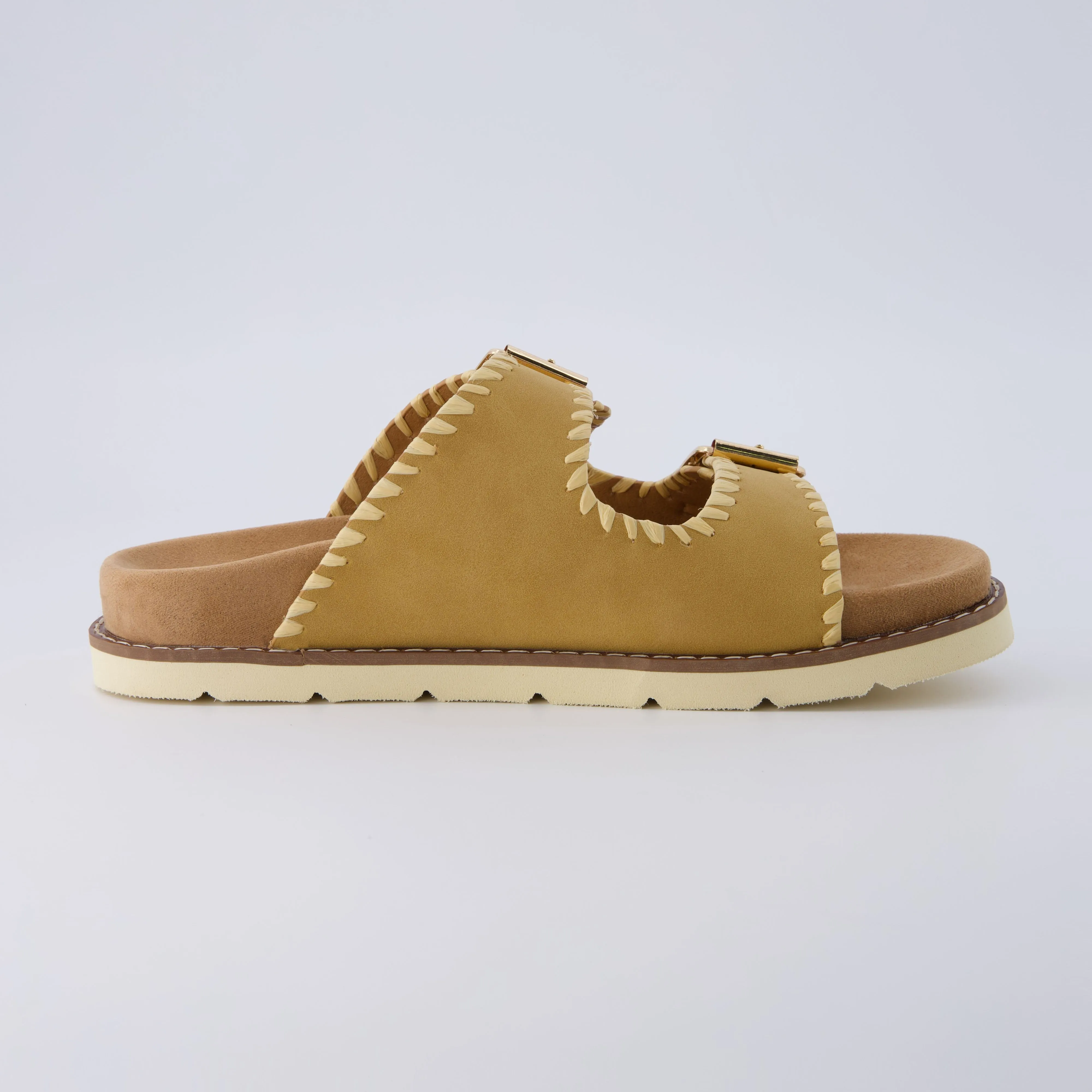 Wyatt Whipstitch Footbed Sandal